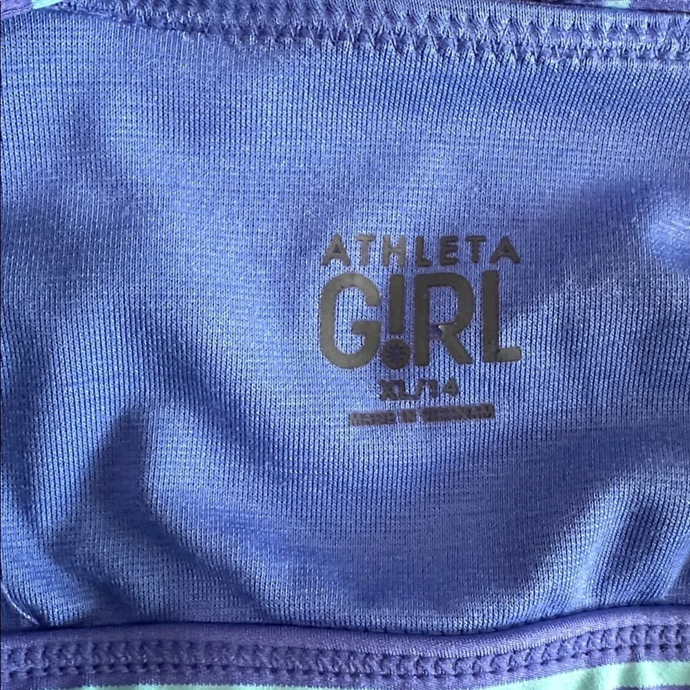 Athleta Girl Size XL14Purple Tank Top